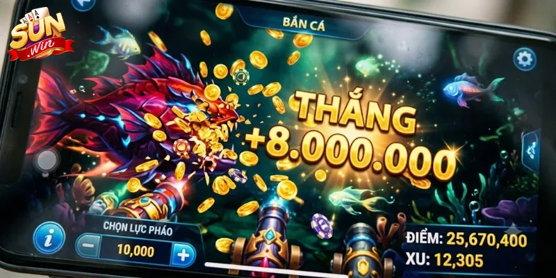 Bắn Cá Thần Tài Sunwin Trải Nghiệm Săn Thưởng Cực Đã Cho Mọi Game Thủ