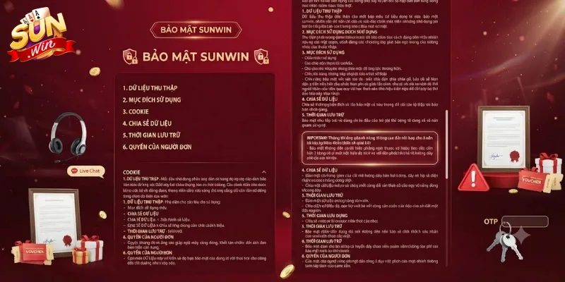 Bảo Mật Sunwin An Toàn Tuyệt Đối, Bảo Vệ Thông Tin Người Chơi Hiệu Quả