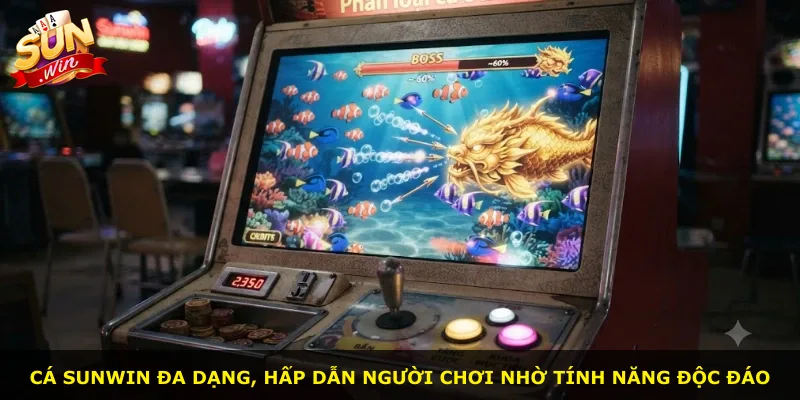Cá Sunwin đa dạng, hấp dẫn người chơi nhờ tính năng độc đáo