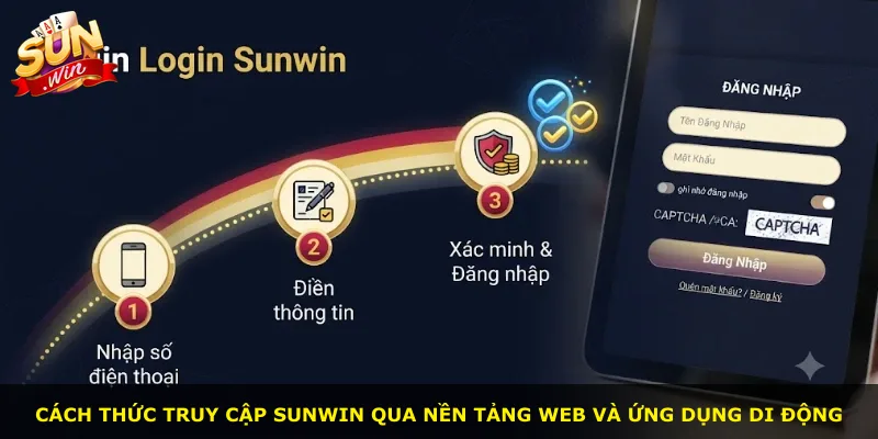 Cách thức truy cập Sunwin qua nền tảng web và ứng dụng di động