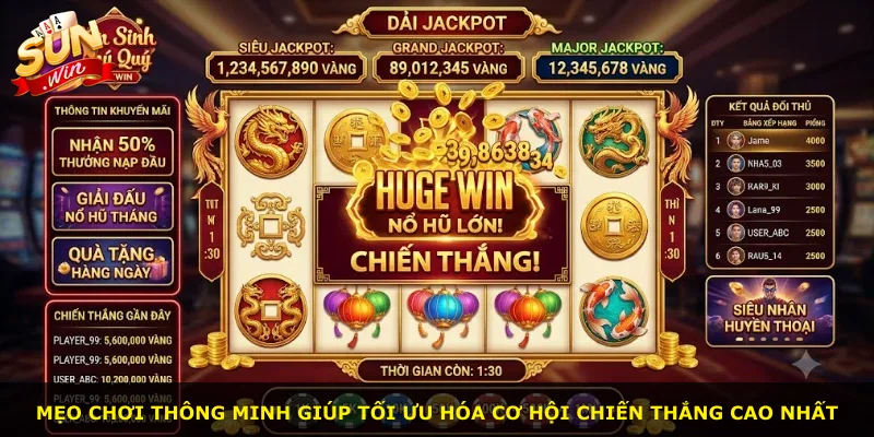 Mẹo chơi thông minh giúp tối ưu hóa cơ hội chiến thắng cao nhất