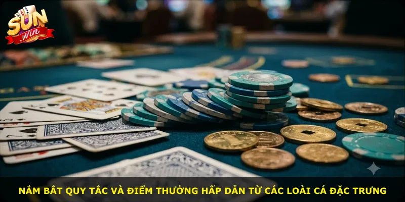 Nắm bắt quy tắc và điểm thưởng hấp dẫn từ các loài cá đặc trưng